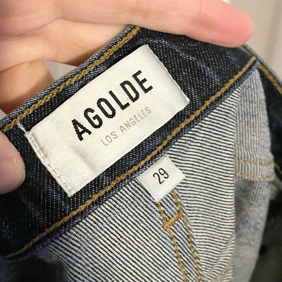 AGOLDE Riley Long Straight Leg Jeans - Picture 5 of 7